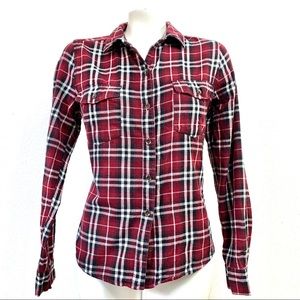 FOREVER 21 | Red plaid | Medium